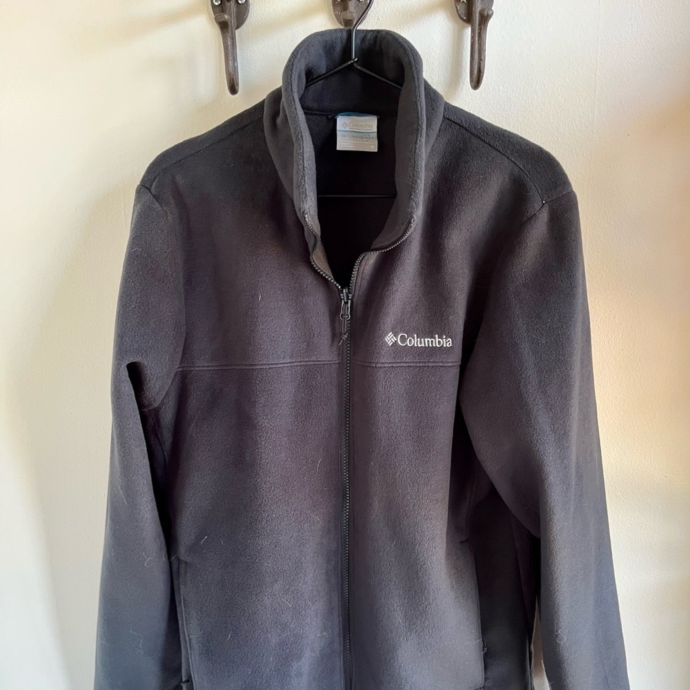 Black Columbia Interchange Fleece Jacket